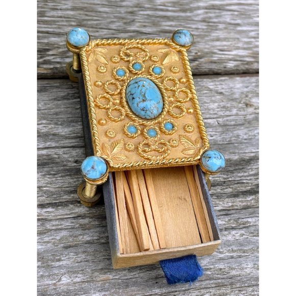 Vintage Lenwile Ardalt Porcelain Glass Jewel Vanity Set Box Match safe Trays - Picture 8 of 16